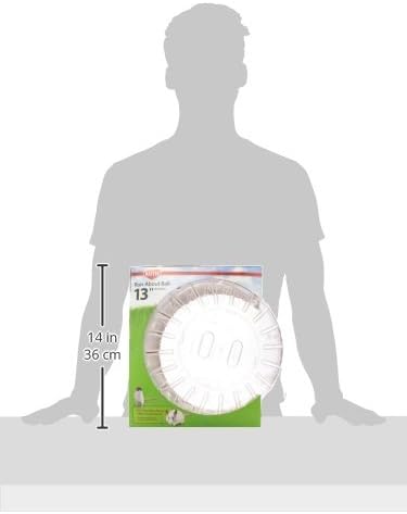 Kaytee 13" Clear Run-About Exercise Ball For Pet Rats & Chinchillas Kaytee