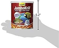 Tetra JumboKrill Freeze-Dried Jumbo Shrimp 3.5 Ounces, Natural Shrimp Treat For aquarium Fish, red (16198) : Pet Food : Pet Supplies Tetra