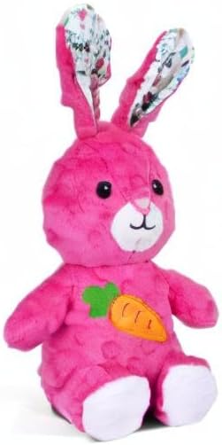 DODODOLA Dog Toys Stuffed Dog Toy with Crinkle Paper Cute Rabbit Plush Bunny Squeaky Dog Easter Toys Dog Chew Toys for Medium Large Breed - PAWPICO