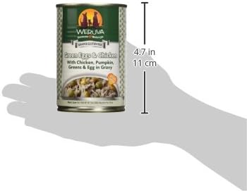 Weruva Classic Dog Food, Green Eggs & Chicken with Chicken Breast & Pumpkin in Gravy, 14oz Can (Pack of 12) - PAWPICO
