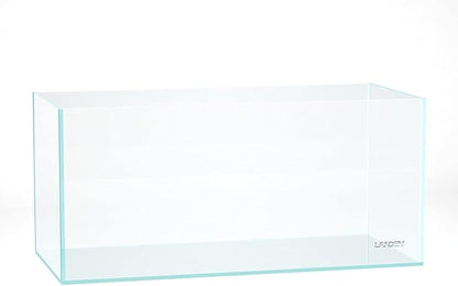 Landen 100P 50 Gallon Rimless Low Iron Aquarium Tank, W39.4×D17.7×H17.7 in(100x45x45cm) 10mm Thickness with Black Nano Foam Leveling mat Included Landen
