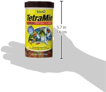 Tetra TetraMin XL Tropical Flakes 2.82 Ounces, Large Flakes, Nutritionally Balanced Fish Food, Tetra TetraMin Large Tropical Fish Flake Food, 2.82 oz Tetra