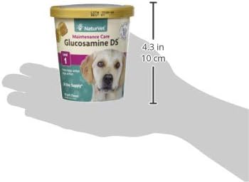 NaturVet Glucosamine DS Level 1 Maintenance, Joint Care Support Supplement for Dogs and Cats, Soft Chews, Made in The USA NaturVet