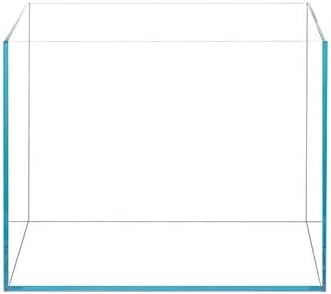 9.5 Gal Rimless Low Iron Glass Aquarium Tank, (17.7" L × 11" W × 11.8" H/ 45cm x 28cm x 30cm), 5mm Thickness Standard Jointed BEGONDIS