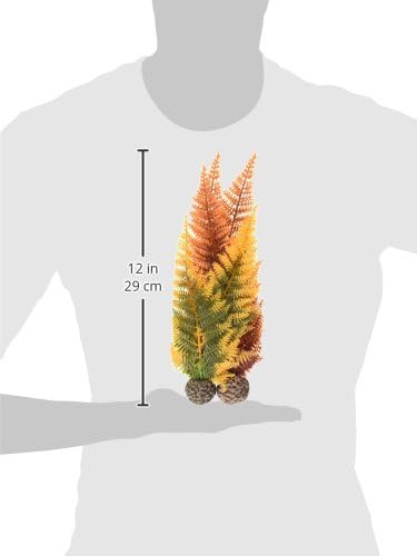 biOrb Winter Fern Plant Set, Colorful and Durable, Fern Inspired Aquarium Decorations, Green and White biOrb