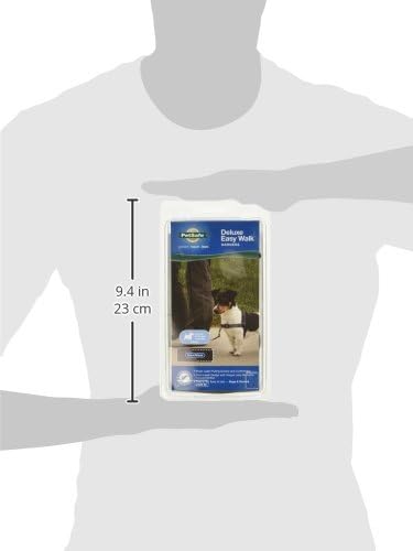 PetSafe® Deluxe Easy Walk® Dog Harness, No Pull Harness, Stop Pulling, Great for Walking and Training, Comfortable Padding, for Small Dogs- Steel/Black, Small PetSafe