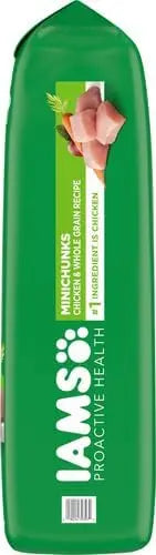 IAMS Proactive Health Minichunks Adult Dry Dog Food with Real Chicken, 40 lb. Bag - PAWPICO