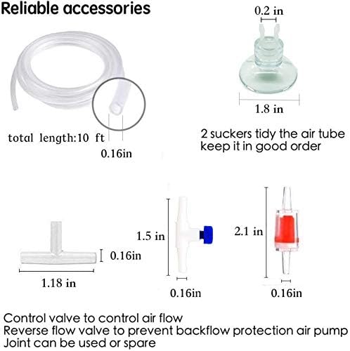 Aquarium Groot Air Bubbler Decorations Fish Tank Air Stone Set AnxunJim