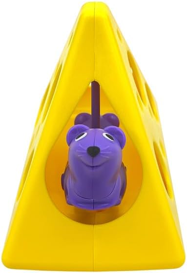 KONG Rewards Rocker - Wedge of Cheese - Interactive Puzzle Catnip/Treat Dispensing Toy - PAWPICO