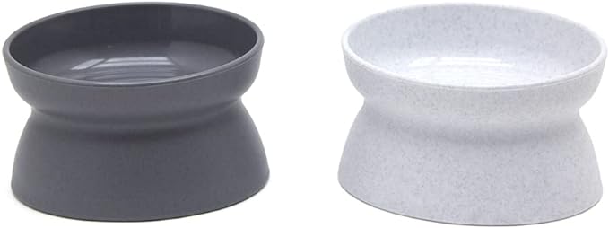 Kitty City Raised Cat Bowls, Small Bowl 2pk (Modern) - PAWPICO