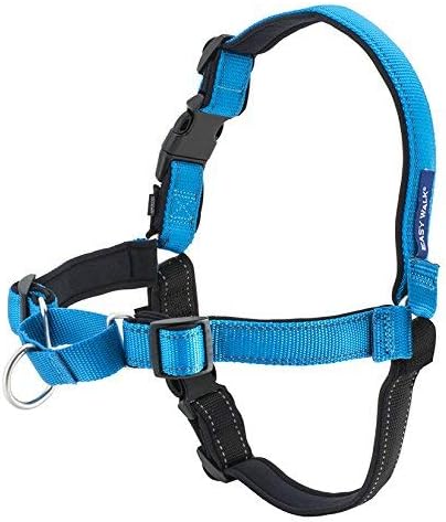 PetSafe Easy Walk Deluxe Dog Harness, No Pull Dog Harness – Perfect for Leash & Harness Training – Stops Pets from Pulling and Choking on Walks – Large, Ocean PetSafe