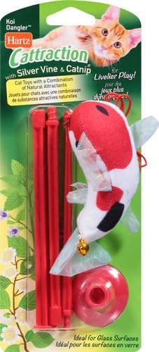 Hartz Cattraction with Silver Vine & Catnip Koi Dangler - PAWPICO