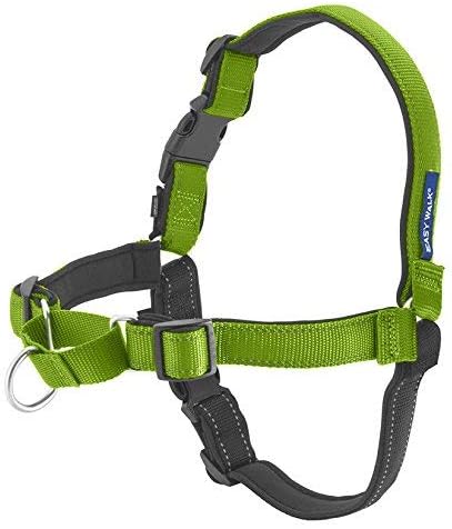 PetSafe Easy Walk Deluxe Dog Harness, No Pull Dog Harness – Perfect for Leash & Harness Training – Stops Pets from Pulling and Choking on Walks – Medium, Apple PetSafe