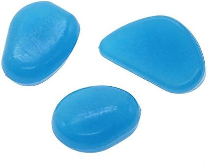 Oubest Fish Tank Rocks Glow Blue/Glow in The Dark Pebbles for Garden/Fish Tank/Aquarium/Plant Pots/Bonsai Walkway/Driveway 100pcs Outbest