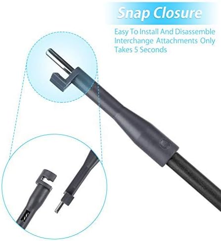 Carefree Fish 4IN1 Carbon Fiber Aquarium Cleaning Tools Long Handle Adjustable Length 18~24Inch Fish Tank Cleaner Kit Alage Scraper Scrubber Brushes Set Bewatermyfriend