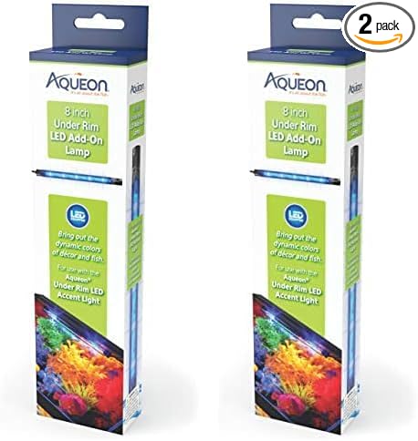 Aqueon Under Rim LED Add-On Lamp One Size (Pack of 2) Aqueon