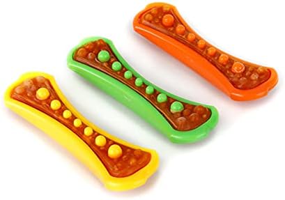 Hartz Chew 'n Clean Dental Duo Dog Treat & Chew Toy, Color Varies, Large, 3 Pack - PAWPICO