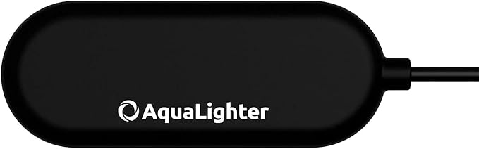 Fish Tank Light - Clip On Aquarium Light - Aquarium Light for Plants - LED Flexible Lamp for Freshwater Nano Aquarium Light - PicoSoft Black 3 Gallon Aqualighter