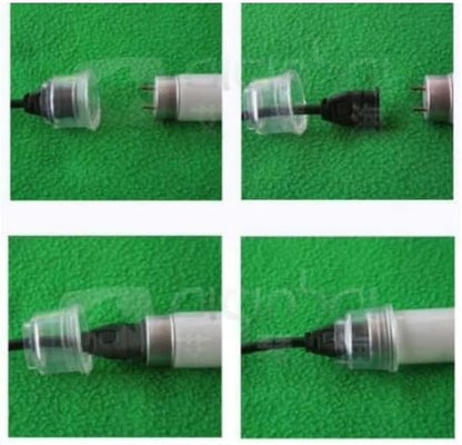 Marine Color 10 pcs T8 Waterproof Bulb LAMP Socket Base Holder Lighting Water Proof Aquarium Marine+Color