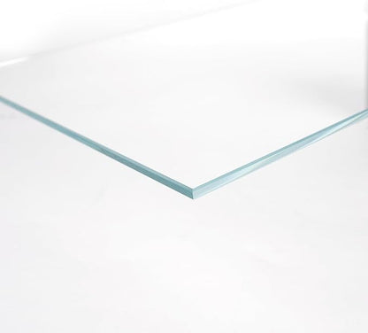 LANDEN 4mm Thick Clear Glass Aquarium Lid,Includes 4 Clips for Secure Placement, 580 x 230mm,(22.83x9.06 inches) for 583-585mm Inner Length Aquariums,Adapted to SD603036/SL603018 Landen