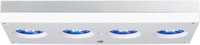 AquaIllumination Hydra 64 LED Aquarium Light - Full Spectrum Lighting for Coral Growth, Wireless Control, High PAR Output, Energy Efficient - for Saltwater Reef Tank Aquariums - White AquaIllumination