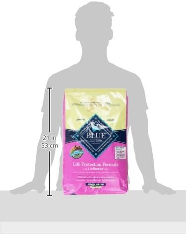 Blue Buffalo Life Protection Formula Adult Small Breed Dry Dog Food, Supports High Energy Needs, Made with Natural Ingredients, Chicken & Brown Rice Recipe, 15-lb Bag - PAWPICO