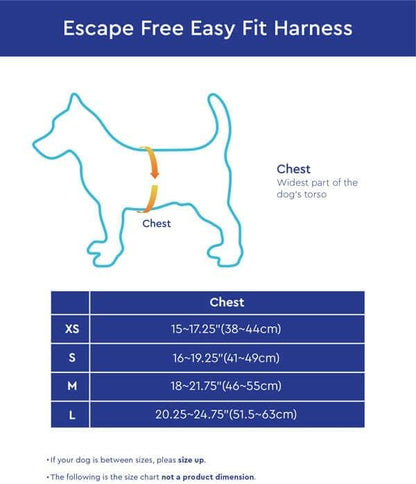 Gooby Escape Free Easy Fit Harness - Blue, Small - No Pull Step-in Patented Small Dog Harness with Quick Release Buckle - Perfect On The Go No Pull Harness for Small Dogs or Medium Dog Harness Gooby