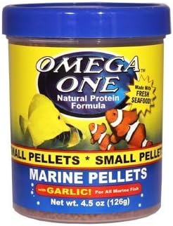 Omega One Garlic Marine Small Sinking Pellets, 4.5 oz. OmegaOne