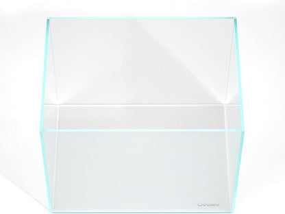 Landen 60H 30 Gallon Rimless Low Iron Aquarium Tank, 23.6" W × 17.7" D × 17.7" H (60cm x 45cm x 45cm) 8mm Thickness with Black Nano Foam Leveling mat Included Landen
