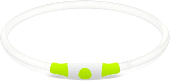 Led Dog Collar, BSEEN USB Rechargeable Flash Dog Necklace Light, Pet Safety Collar Makes Your Beloved Dogs Be Seen at Night for Small Medium Large Dogs BSEEN