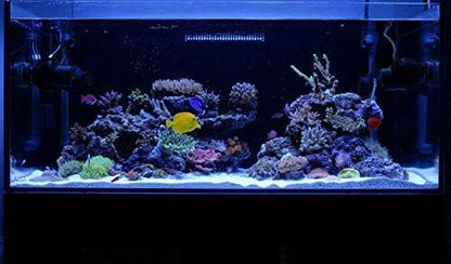 KZKR LED Aquarium Light 60-72 Inch Foldable Adjustable Fish Tank Light Hood Lamp for Freshwater Saltwater Marine Blue and White Decorations Light 5-6ft 150cm - 180cm KZKR