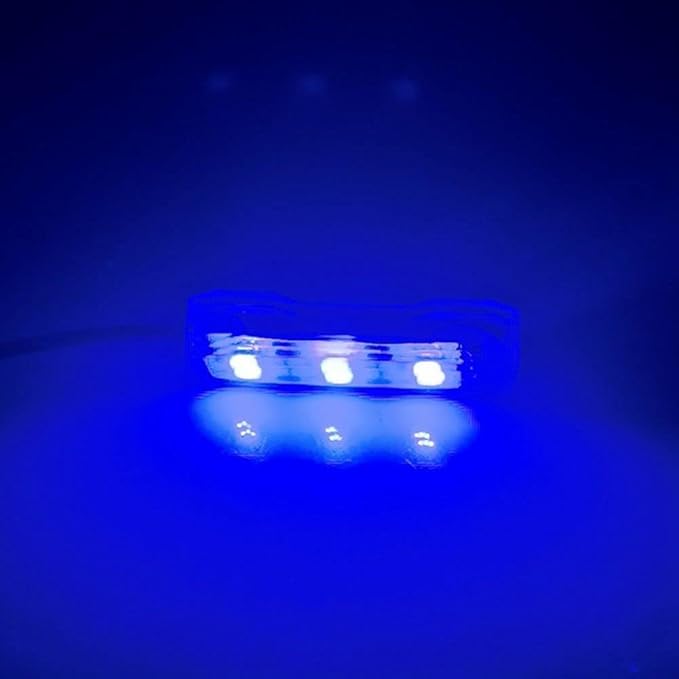 Small Aquarium Led Light, Multicolor Led Fish Tank Light for Freshwater Plants Aquarium Fish and Aquatic Pets Accessories (Blue Light) PAWPICO
