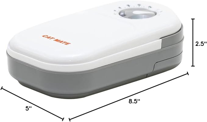 Cat Mate C100 Single Meal Automatic Pet Feeder for Cats and Small Dogs (no ice Pack) - PAWPICO