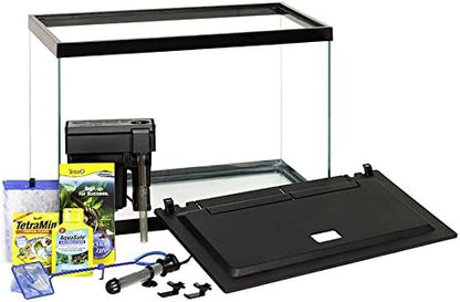 GloFish 20 Gallon Aquarium Kit with LED Lights, Decor Heater and Filter GloFish