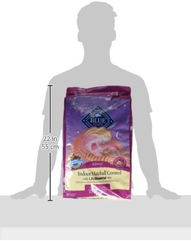 Blue Buffalo Tastefuls Natural Dry Food for Adult Cats, Hairball Control, Chicken & Brown Rice Recipe, 15-lb. Bag - PAWPICO