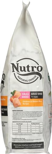 Nutro Natural Choice Adult Small Breed Dry Dog Food, Chicken and Brown Rice, 5 lbs. - PAWPICO