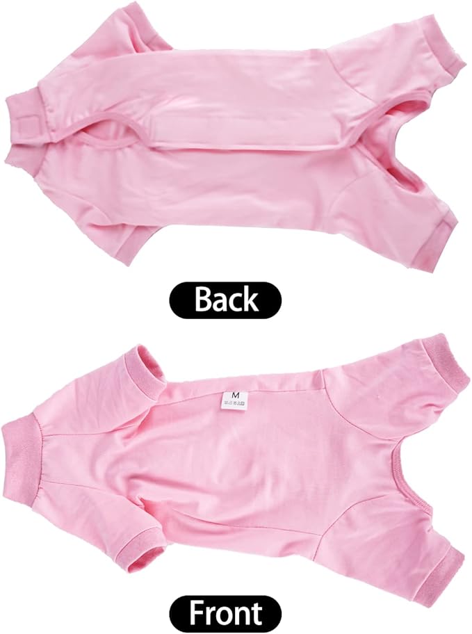 LIANZIMAU Cat Surgical Recovery Suit Professional for Male Female Dog Abdominal Wounds Cone E-Collar Alternative Anti-Licking Pet Surgical Recovery Pajama Suit Soft Fabric Onesie for Cats Lianzimau