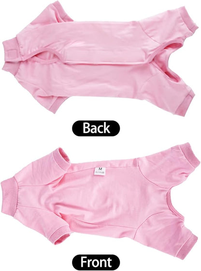 LIANZIMAU Cat Surgical Recovery Suit Professional for Male Female Dog Abdominal Wounds Cone E-Collar Alternative Anti-Licking Pet Surgical Recovery Pajama Suit Soft Fabric Onesie for Cats Lianzimau