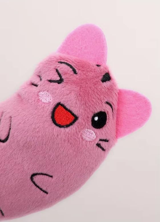 3-Pack Interactive Cat Chew Plush Toys with Catnip - PAWPICO
