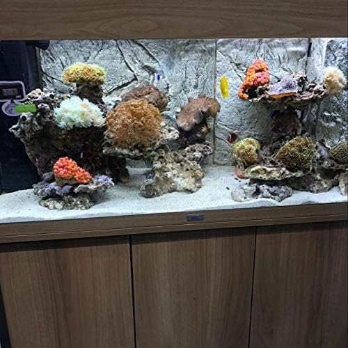 KZKR LED Aquarium Light 60-72 Inch Foldable Adjustable Fish Tank Light Hood Lamp for Freshwater Saltwater Marine Blue and White Decorations Light 5-6ft 150cm - 180cm KZKR