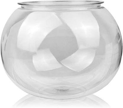 Newpol 3 Gallon Plastic Fish Bowl, Aquarium Fish Tank 11.5L Newpol