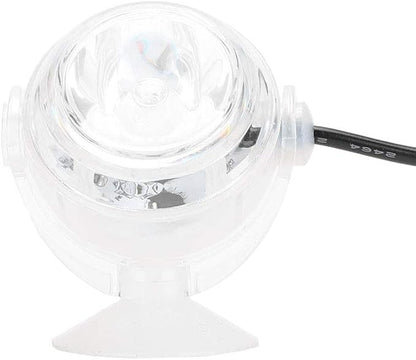 GLOGLOW Aquarium Lights, Plastic LED Fish Colourful Gradient Waterproof Submersible Night Spot Light LED Aquarium Light Fish Colored Light(US Plug Red) GLOGLOW