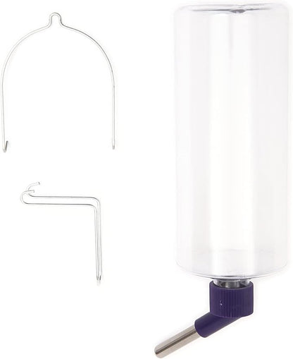 Lixit Standard Cage Water Bottles for Rabbits, Ferrets, Guinea Pigs, Hamsters, Rats, Mice and Other Small Animal's (32 Ounce, Clear Pack of 2) Lixit