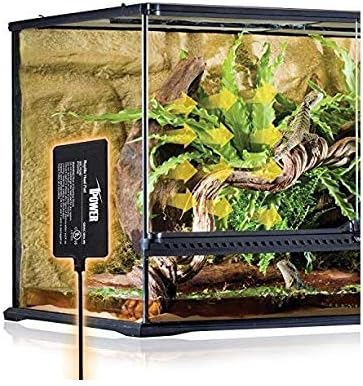 iPower Reptile Heat Pad 4W Under Tank Terrarium Warmer Heating Mat for Turtles Lizards Frogs and Other Small Animals, 4x7 Inch iPower