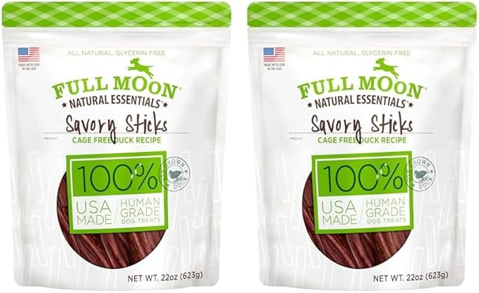 Full Moon Essential Duck Savory Sticks 22.0 oz (Pack of 2) - PAWPICO