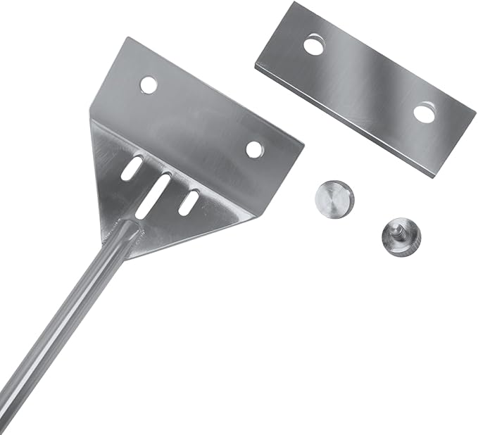 Kirecoo Algae Scraper for Glass Aquariums, 25.6" Fish Tank Cleaner, Stainless Steel Algae Scraper for Fish Tank with 10 Blades, Aquarium Glass Cleaning Tools, Cleaning Accessories Kirecoo