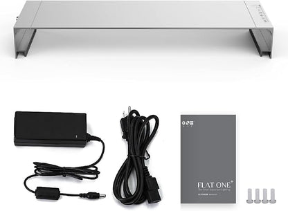 ONF Flat One+ 24-inch 24/7 Automated LED Aquarium Light, 3000-6500K Yellow White LED, Mobile APP Remote Controlled, Dimmable Full Spectrum Sunrise/Sunset for Plant Growth, Hood Style for Fish Tank ONF