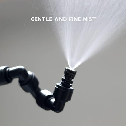 Reptile Misting Spray Nozzle for Rainforest Tank Pet Cooling Adjustable Reptile Nozzle Fogger Mist Sprinkler for Full Water Coverage, Replacement Micro Spray Nozzles, 2PCS ExplorewithPassion