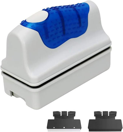 Jasonwell Magnetic Aquarium Fish Tank Glass Algae Glass Cleaner Scrubber Floating Clean Brush(M) Jasonwell