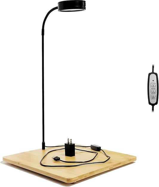 Aquarium Light Full Spectrum LED, for Under 7 Gallon Fish Tank, Light with Timer Auto On/Off, Betta Fish Tank,Indoor Plant Growth, Potted Plants, Succulent, Miniature Gardening Landscape (9) AREPK